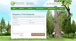 Desktop Screenshot of dreamworkstrees.com